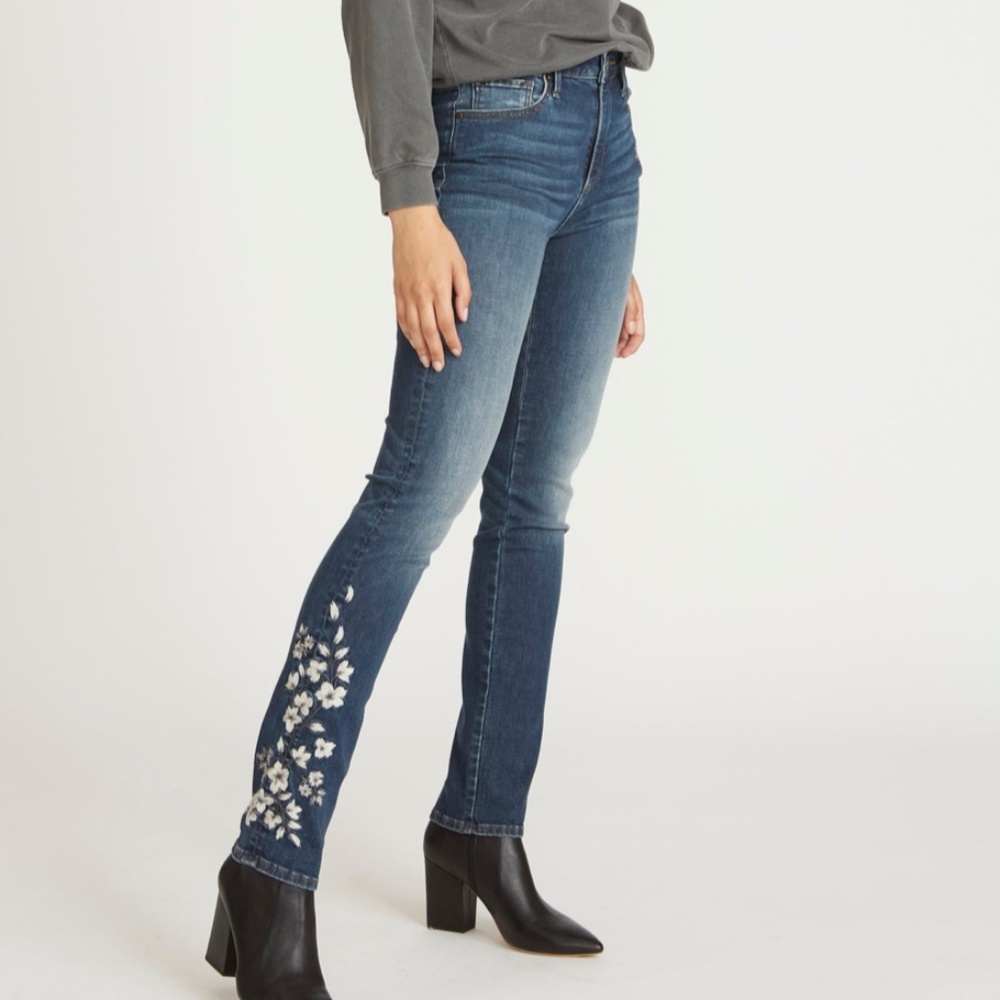 Driftwood Audrey Straight Boot Cut  Ocean Pearl Jeans